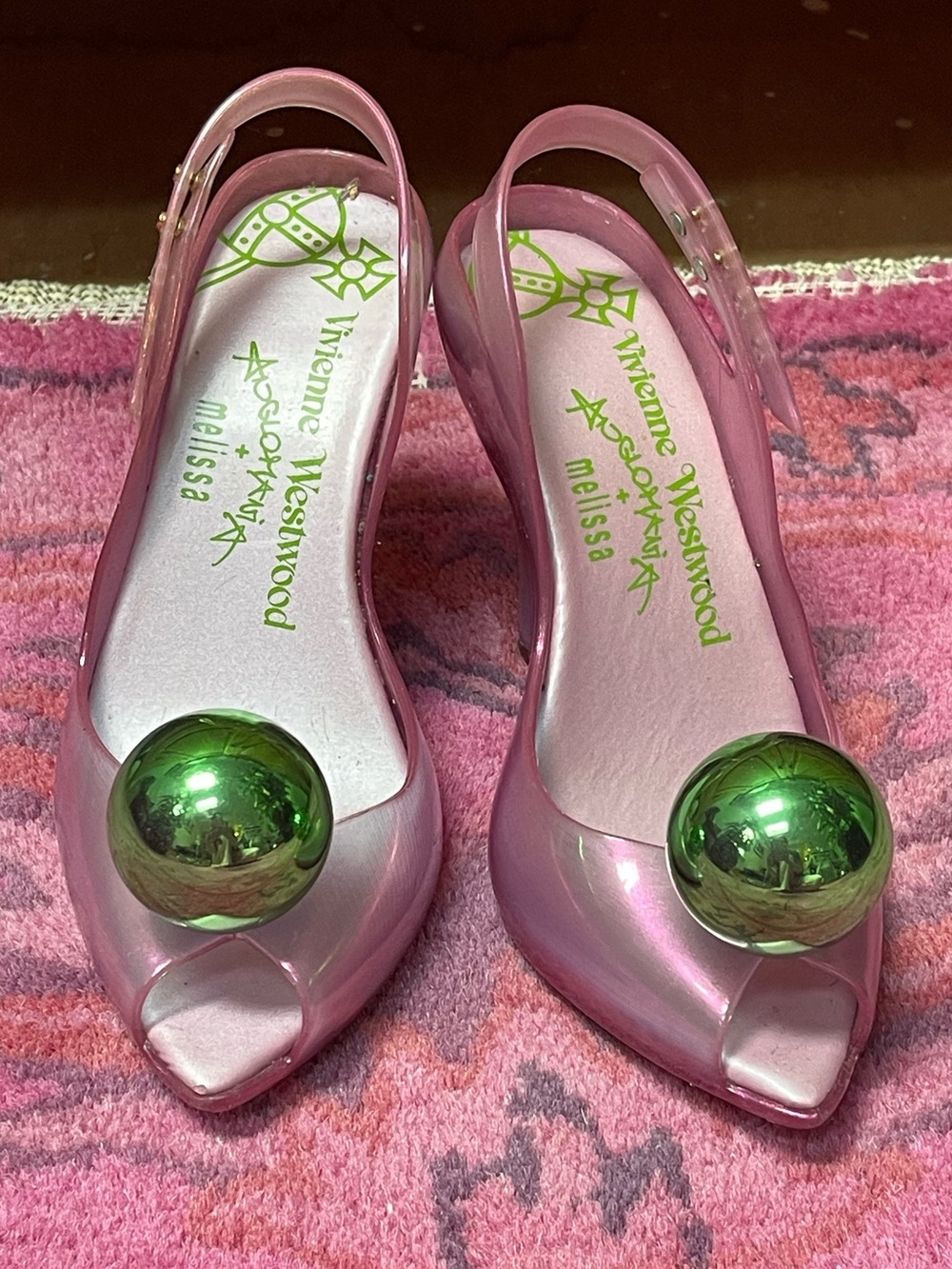 Vivienne Westwood Melissa ANGLOMANIA light purple heels